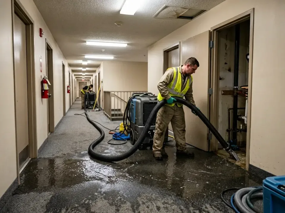 multi-unit-apartment-hallway-f-005 — frequently asked questions, Emergency Burst Pipe Water Extraction & Removal in Boaz, AL
